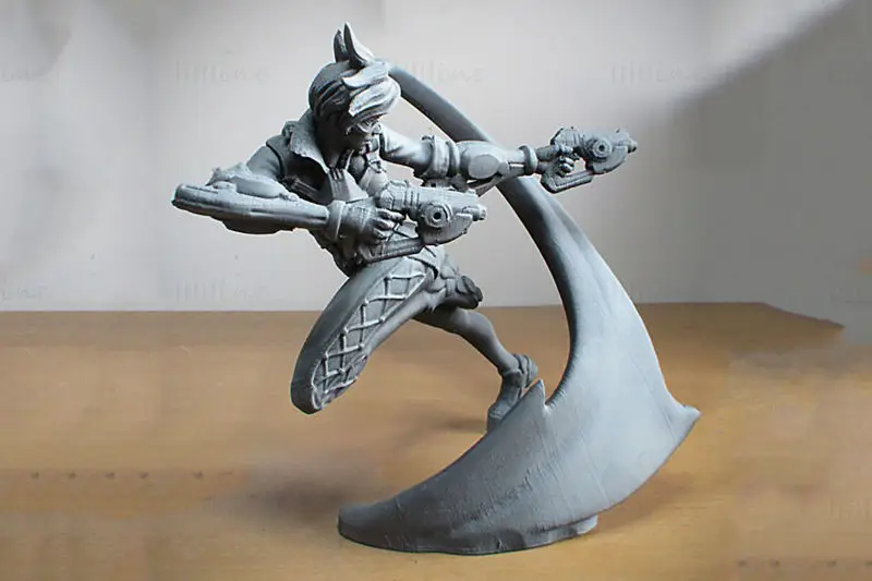 Tracer (Overwatch) Action Pose 3D-utskriftsmodell STL-filer