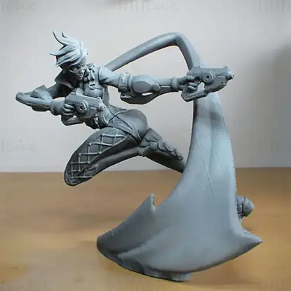 STL файлове за 3D печат на модел на Tracer (Overwatch) Action Pose