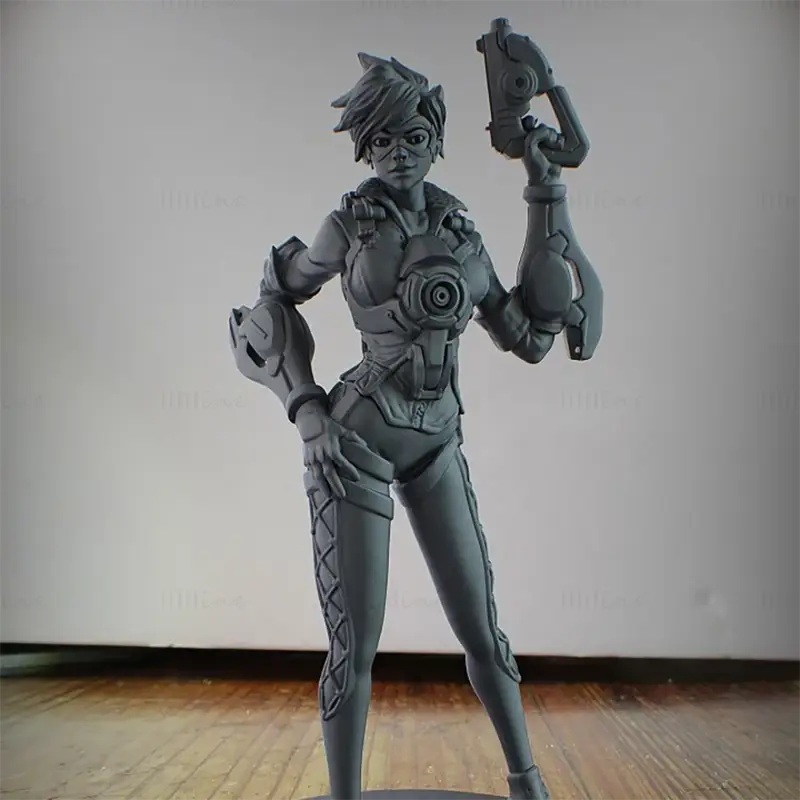 Фигурки на Tracer от Overwatch, 3D модел за печат