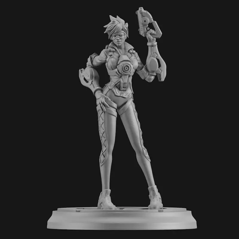 Фигурки на Tracer от Overwatch, 3D модел за печат