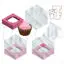 Transparent Cupcake Box Dieline Vector