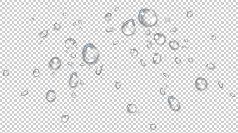 Transparent water drop png