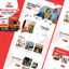 Transport Inc - Moving Service UI Adobe Photoshop Landing page