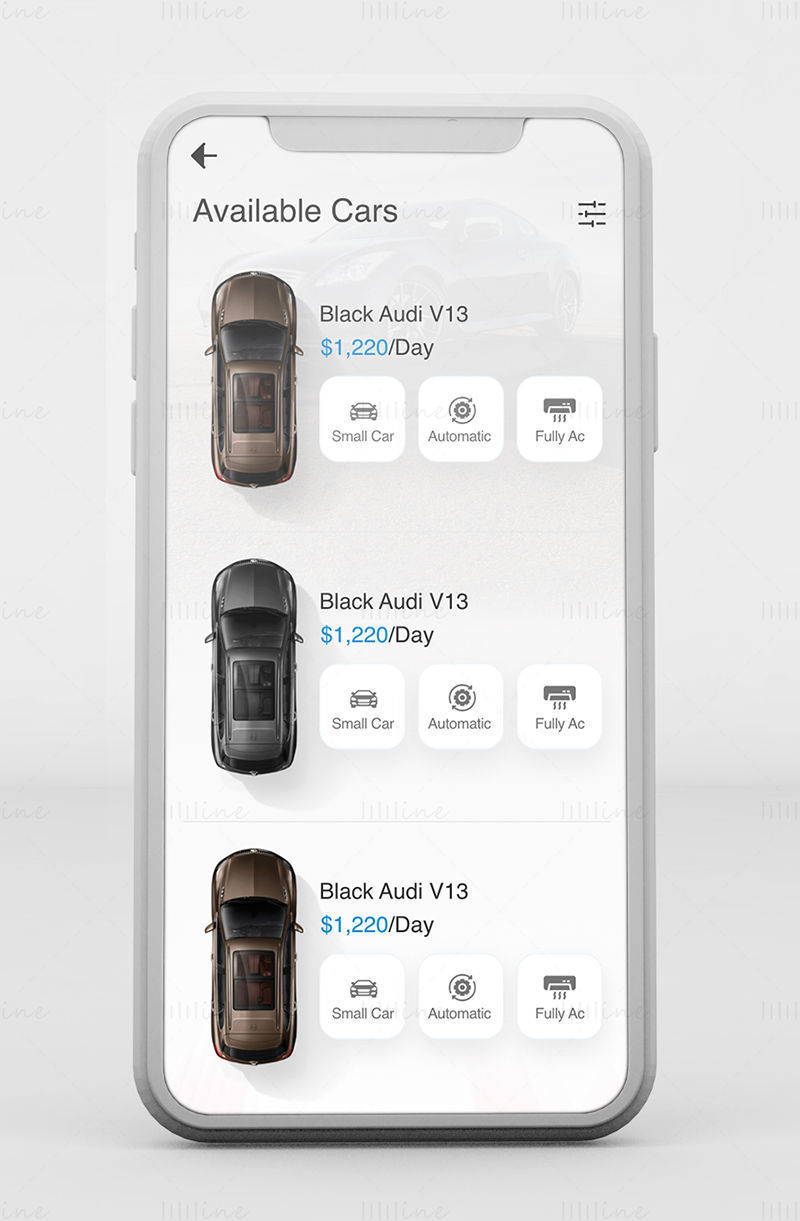 Reiswereld-app - Adobe XD Mobile UI Kit