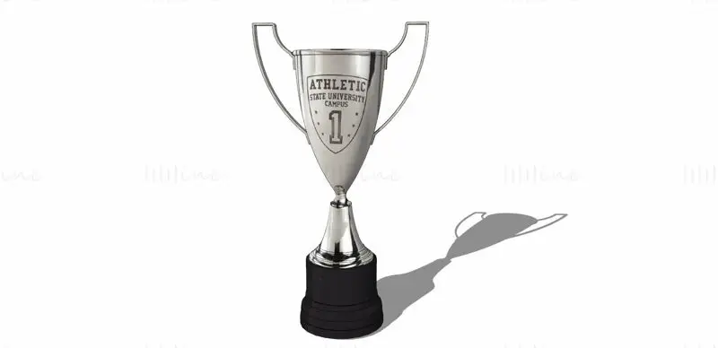 Trophy sketchup 3d model