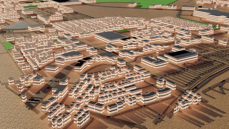 Tsukuba Japan Citymap Building 3D Model