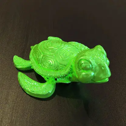 Modelo de impressão 3D articulado Tartaruga FLEXI arquivo STL