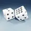 Two Dice 3D Model