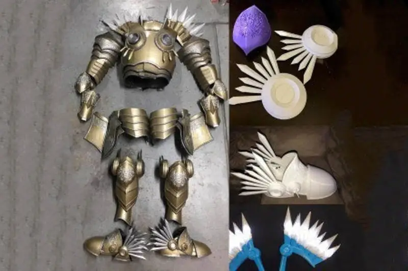 Tyreal Complete Armor Suit 3D Print Model STL (Diablo)