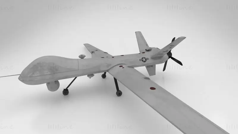 UAV MQ-9 3D Model