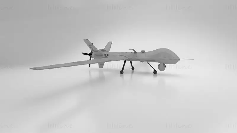 UAV MQ-9 3D Model