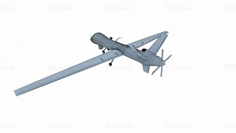 UAV MQ-9 3D Model