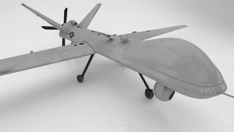 UAV MQ-9 3D Model