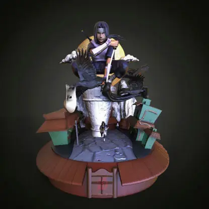 Uchiha Itachi - Naruto Modelo de impressão 3D STL