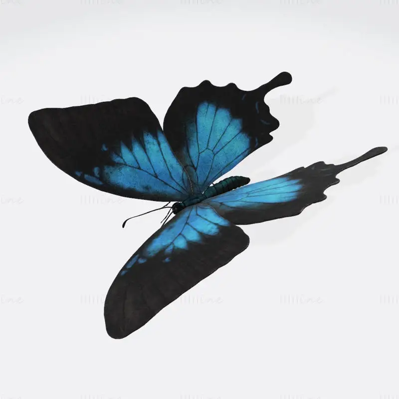 Ulysses vlinder 3D-printmodel