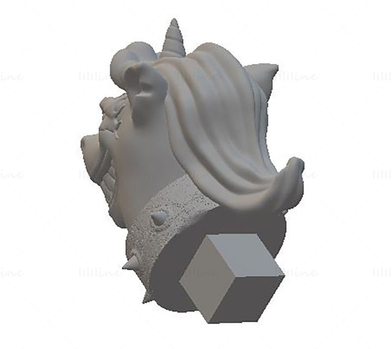 Egyszarvú kaki 3D modell STL nyomtatásra készen