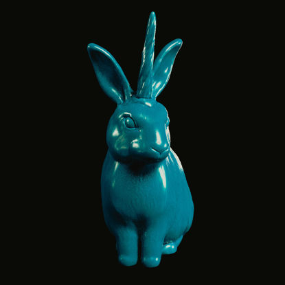 پرینت سه بعدی خرگوش تک شاخ مدل STL