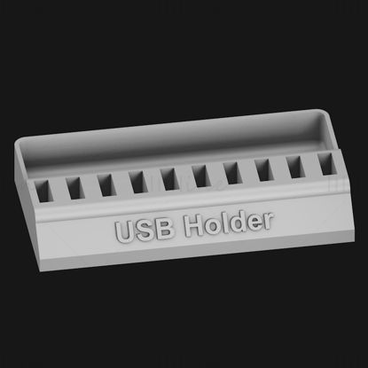 Supporto USB Modello di stampa 3D