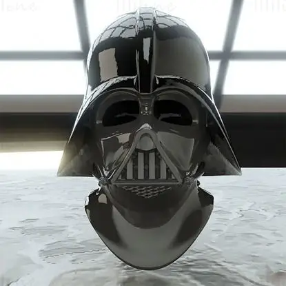 Vader Deluxe Printable Helmet 3D Print Model STL