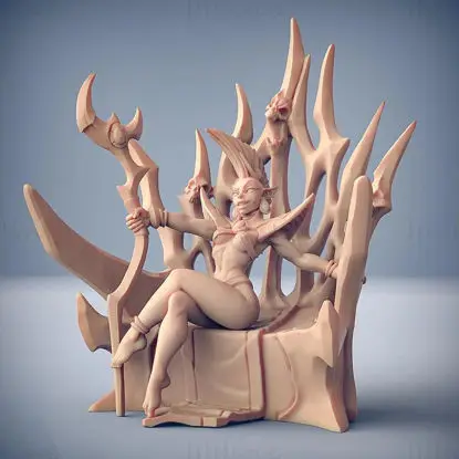 Valykka bruid van Tialevor miniaturen 3D print model STL
