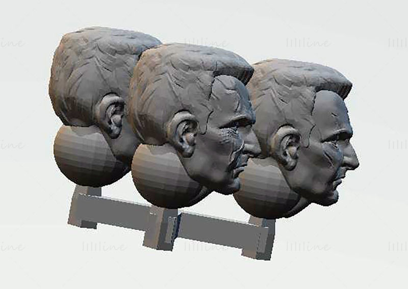 Vanguard hoofden 3D-printen model STL