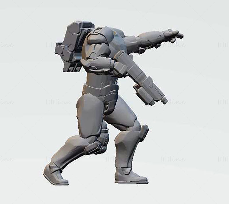 Vanguard Trooper Elite چاپ سه بعدی مدل STL