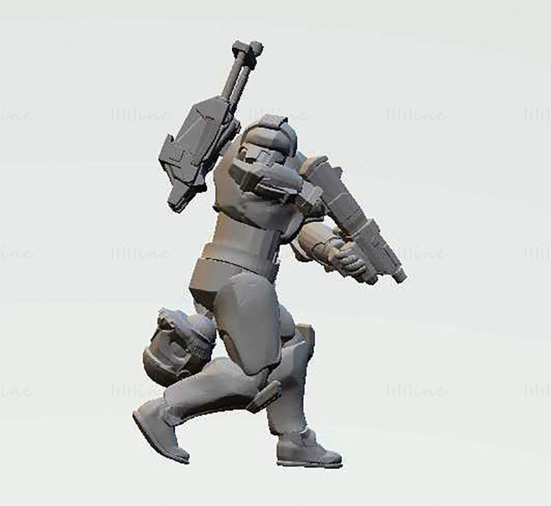 Vanguard Trooper Elite 3D-printmodel STL