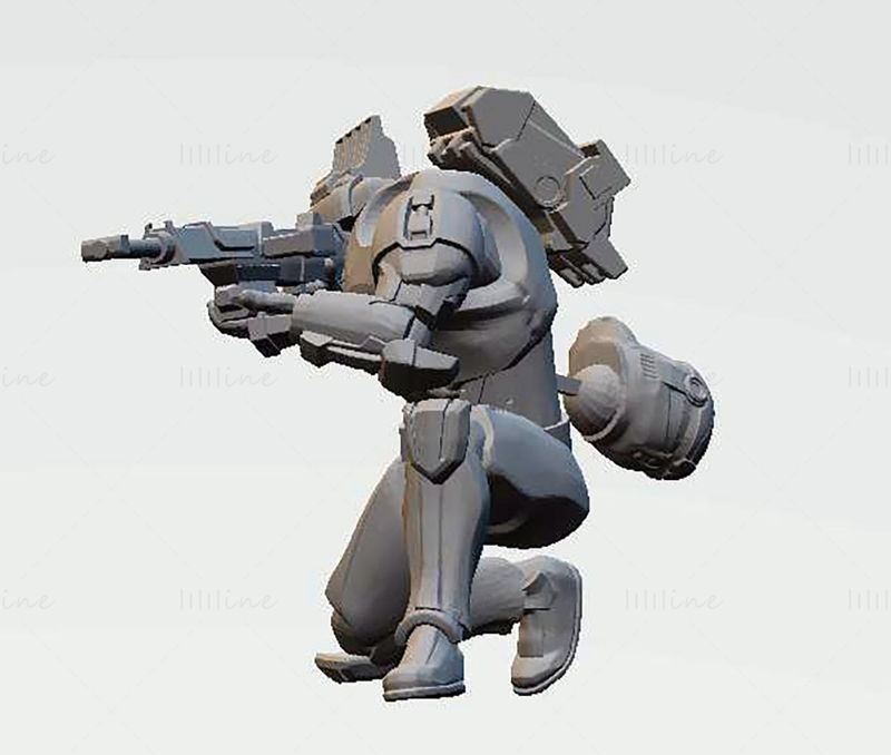 Vanguard Trooper Elite چاپ سه بعدی مدل STL