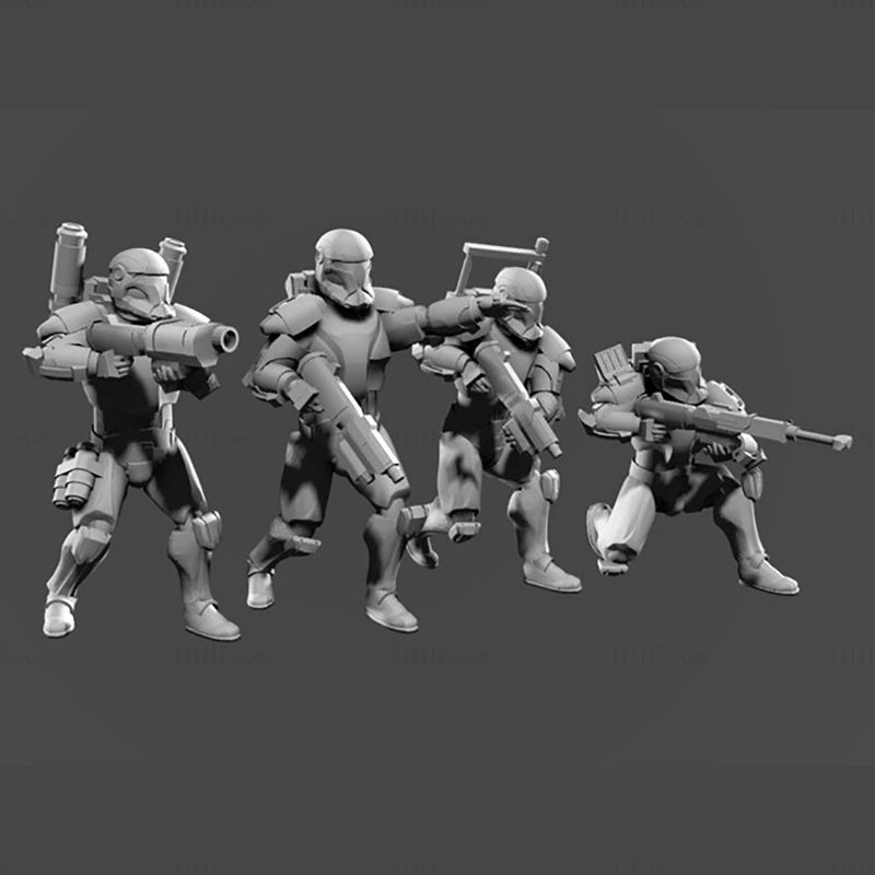 Vanguard Trooper Elite 3D-printmodel STL