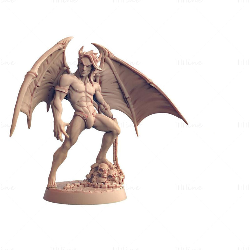 Vanos - Modelo de impresión 3D del demonio de la lujuria STL