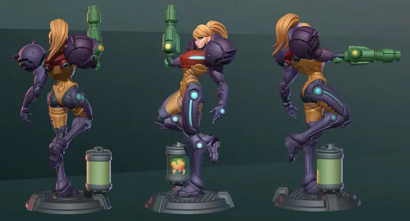 Varia Suit Samus Aran 3D Print Model STL Files