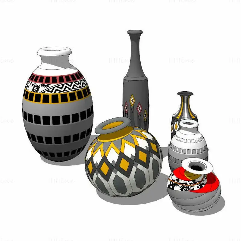 Vase sketchup 3d-modell