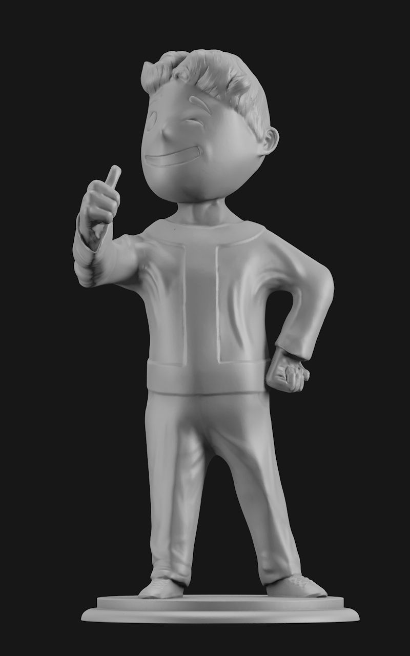 Vault boy 3d printing model stl