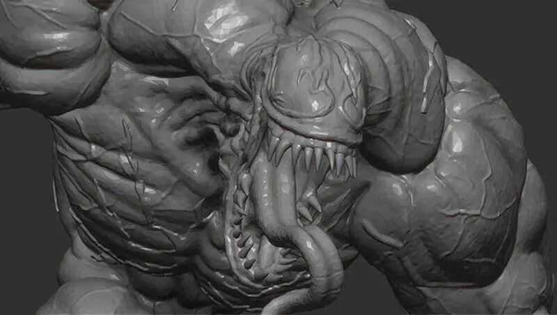 Venom 3D Print Model OBJ