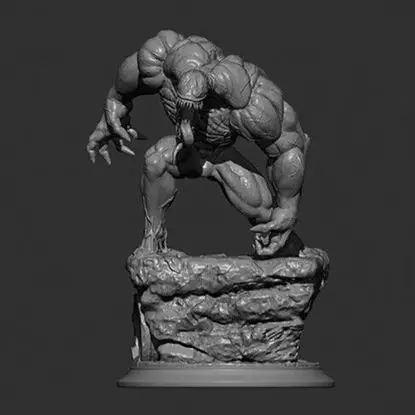 Venom 3D Print Model OBJ