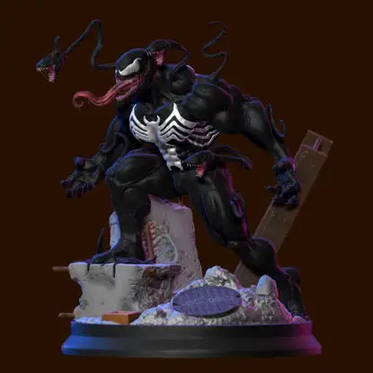 Venom Modelo de impressão 3D STL