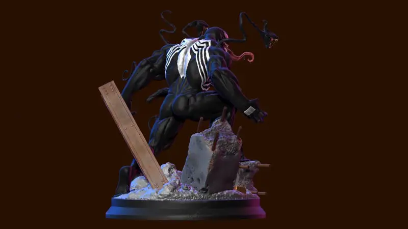 نموذج الطباعة ثلاثية الأبعاد Venom STL