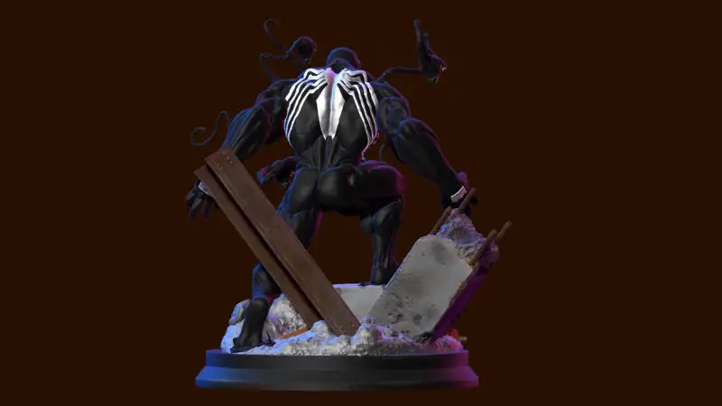 Modelo de impresión 3D de Venom STL
