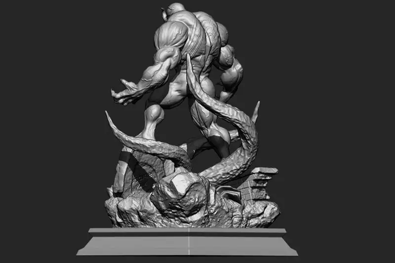 Venom Diorama 3D Print Model STL