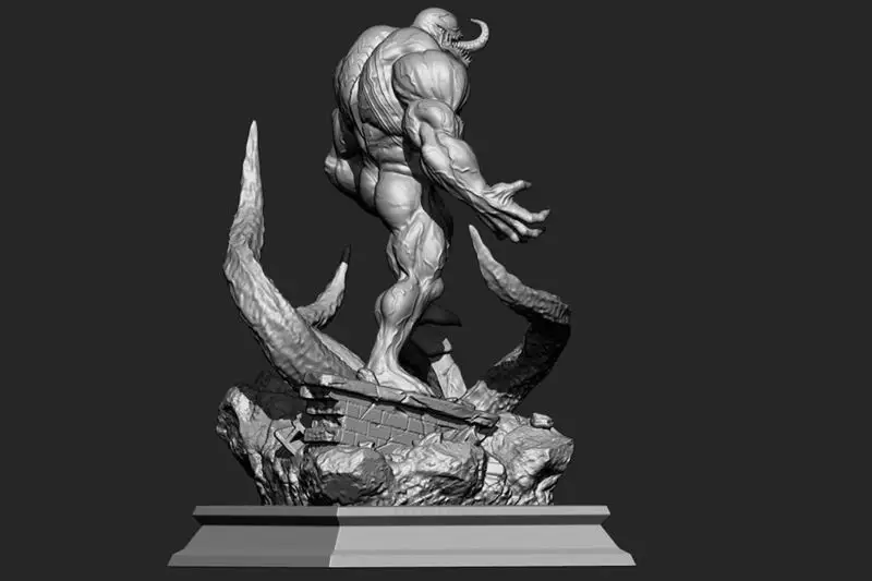 Venom Diorama 3D-Druck Modell STL