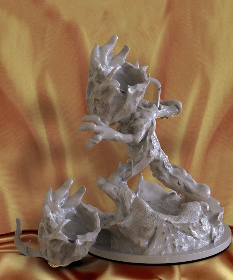 Venom Groot Modelo de Impressão 3D STL