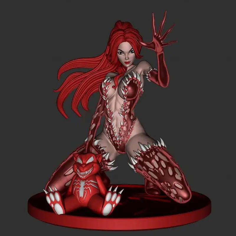 Venom Gwen Stacy Mary Jane 3D-utskriftsmodell