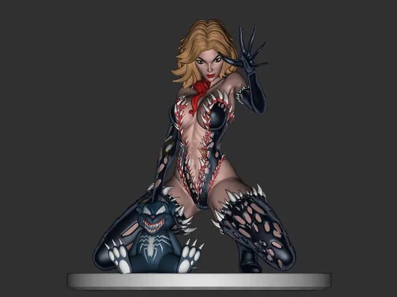 Venom Gwen Stacy Mary Jane 3D-utskriftsmodell