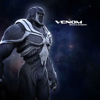 Venom Space Knight 3D-utskriftsmodell STL