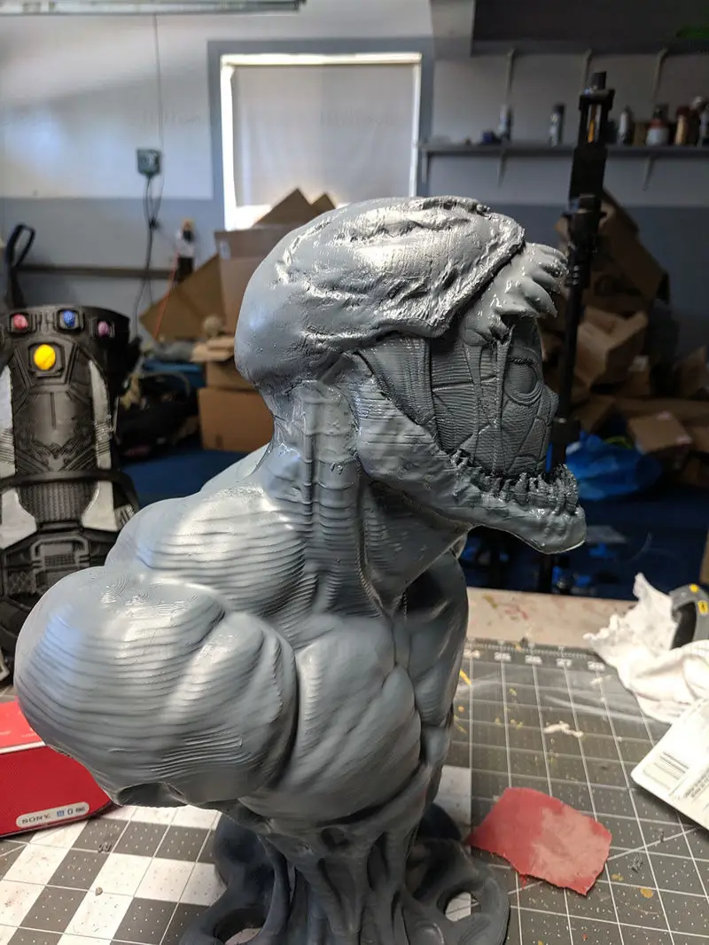 Venom Spidey Busto stampa 3D modello STL