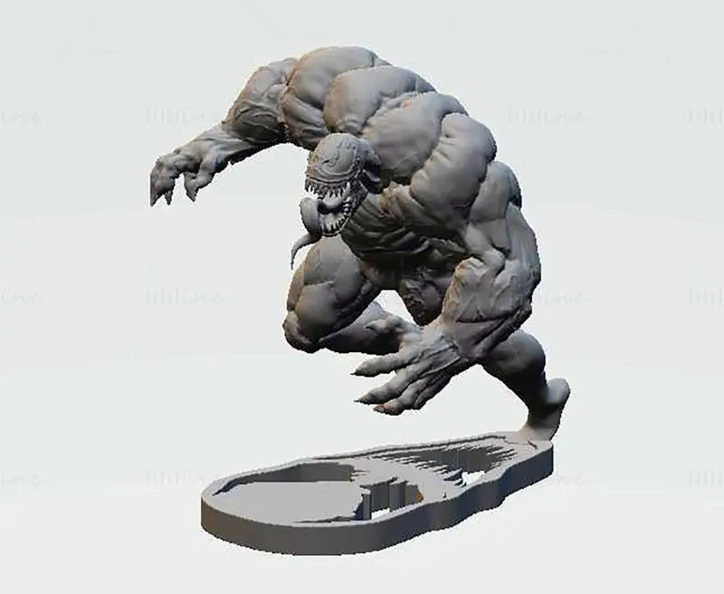 Venom-Statue 3D-Druck Modell STL