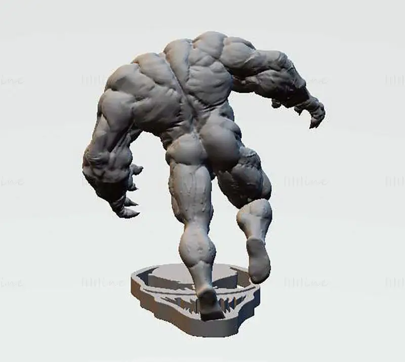 Venom standbeeld 3D print model STL