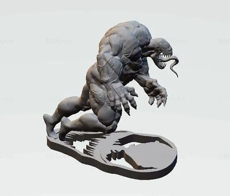 Venom-Statue 3D-Druck Modell STL