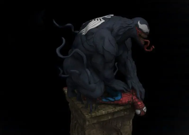 نموذج الطباعة ثلاثية الأبعاد Venom vs Spiderman STL