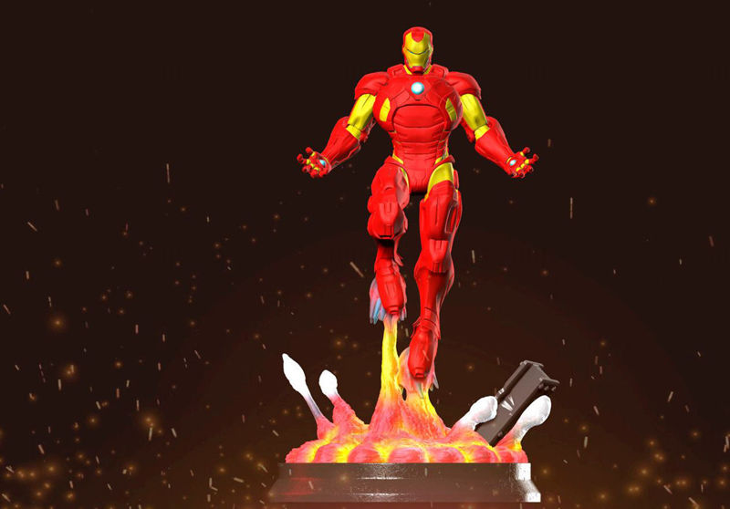 Modelo 3D de Iron Man Venomizado listo para imprimir STL